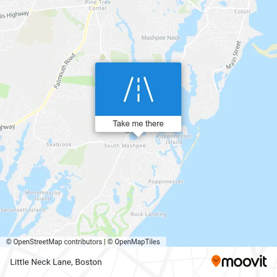 Little Neck Lane map