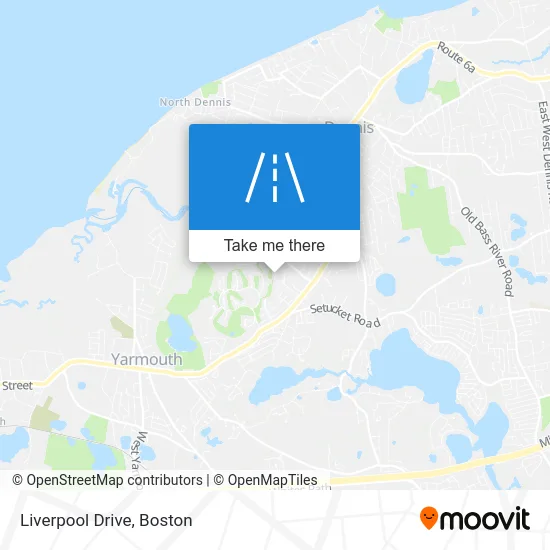 Liverpool Drive map