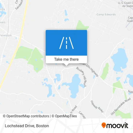 Lochstead Drive map