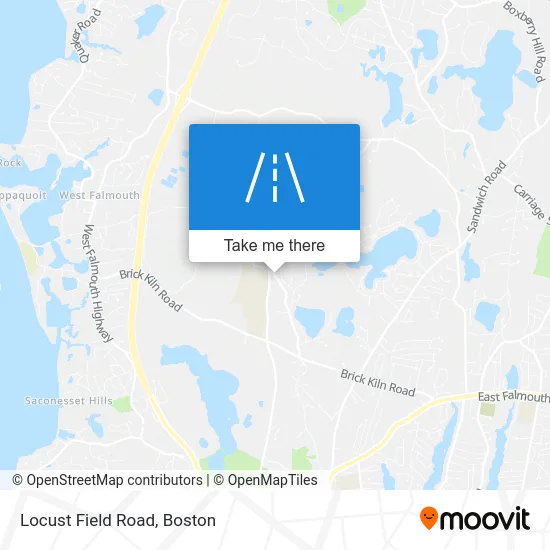 Locust Field Road map