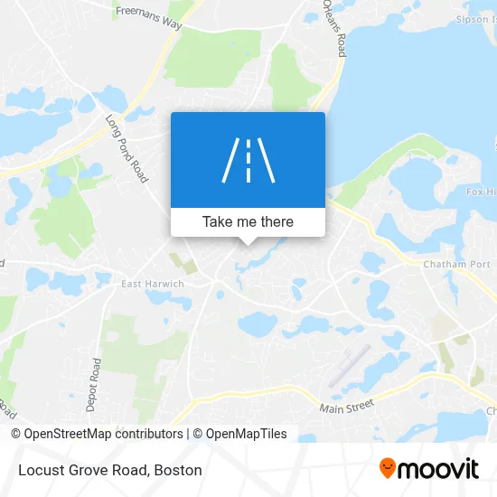 Locust Grove Road map