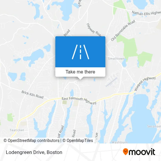 Lodengreen Drive map