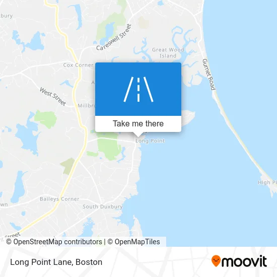 Long Point Lane map
