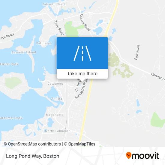 Long Pond Way map