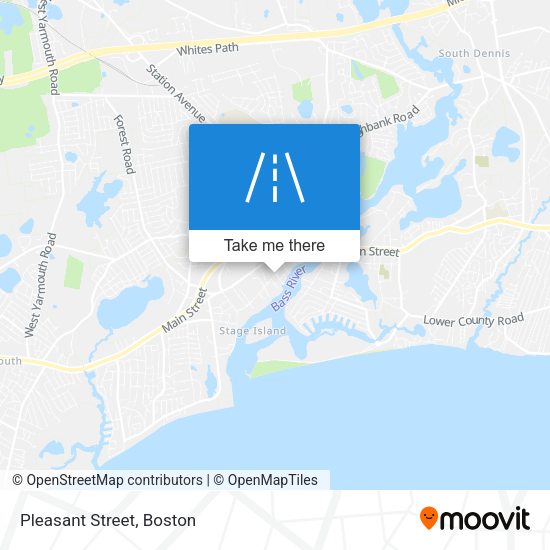 Mapa de Pleasant Street