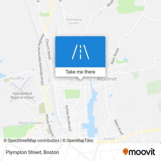 Mapa de Plympton Street