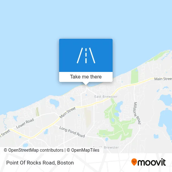 Point Of Rocks Road map