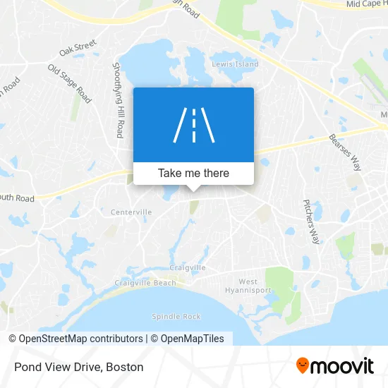 Pond View Drive map
