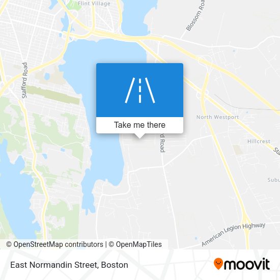 Mapa de East Normandin Street