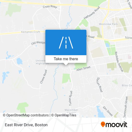 Mapa de East River Drive