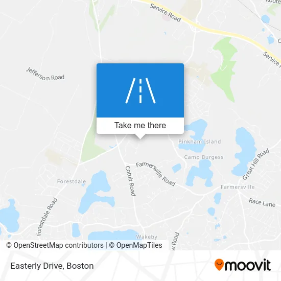 Easterly Drive map