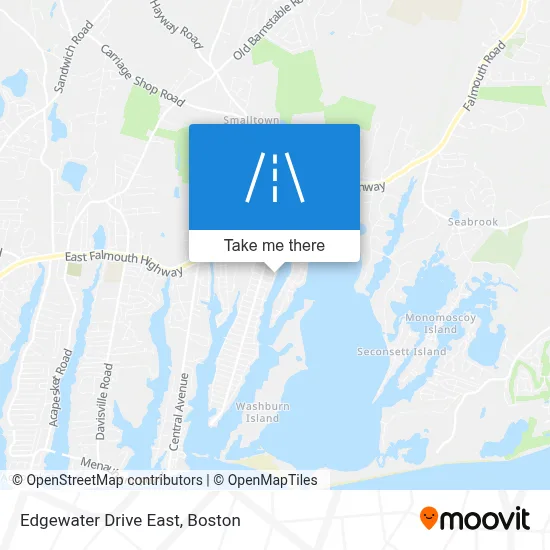 Edgewater Drive East map