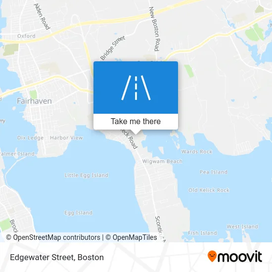 Edgewater Street map
