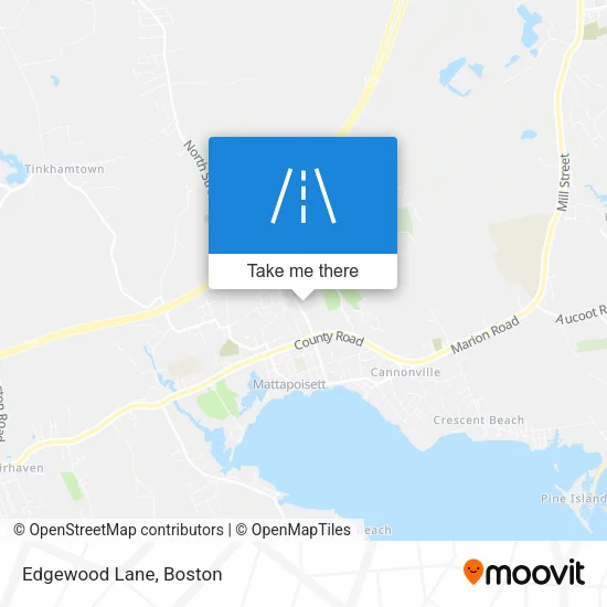 Edgewood Lane map