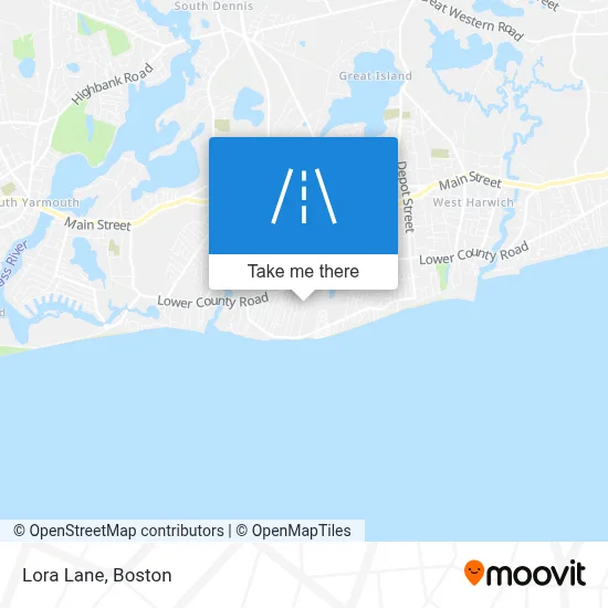 Lora Lane map