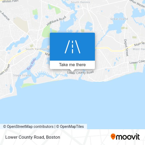 Mapa de Lower County Road