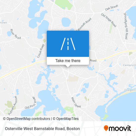 Mapa de Osterville West Barnstable Road