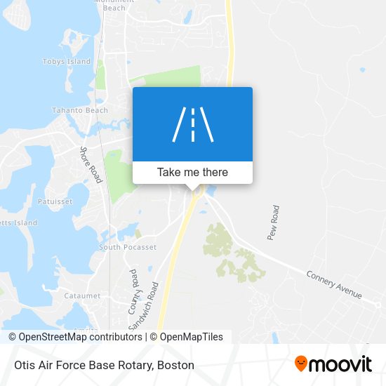 Mapa de Otis Air Force Base Rotary