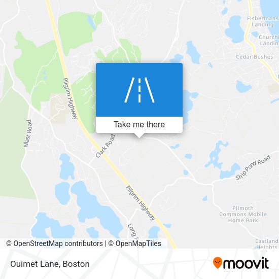 Mapa de Ouimet Lane