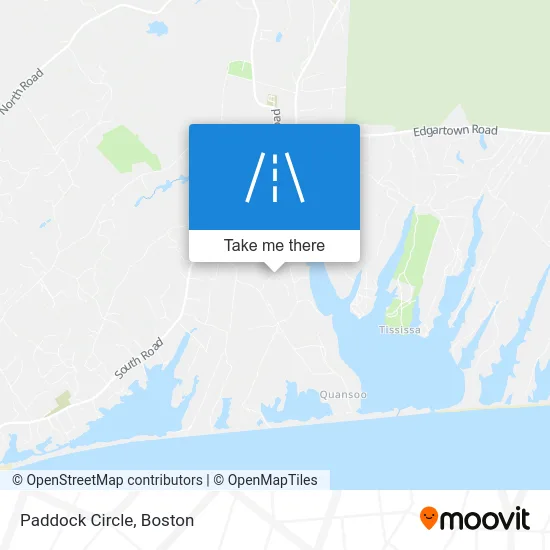 Paddock Circle map