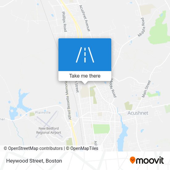 Mapa de Heywood Street