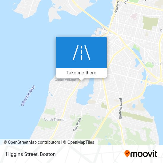 Mapa de Higgins Street