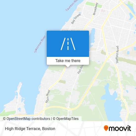 High Ridge Terrace map