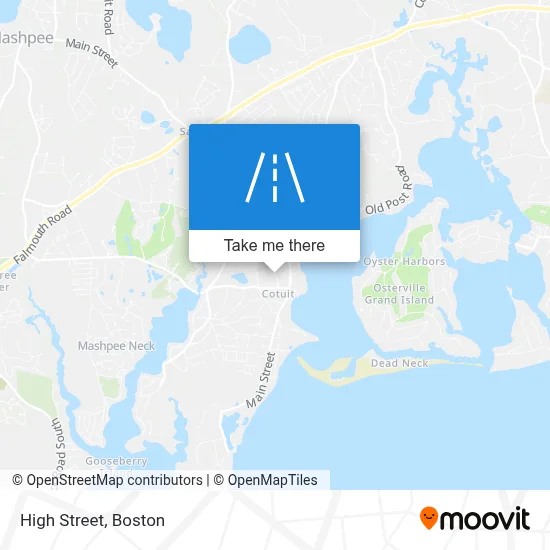 High Street map