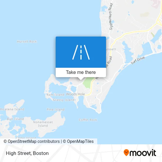 High Street map