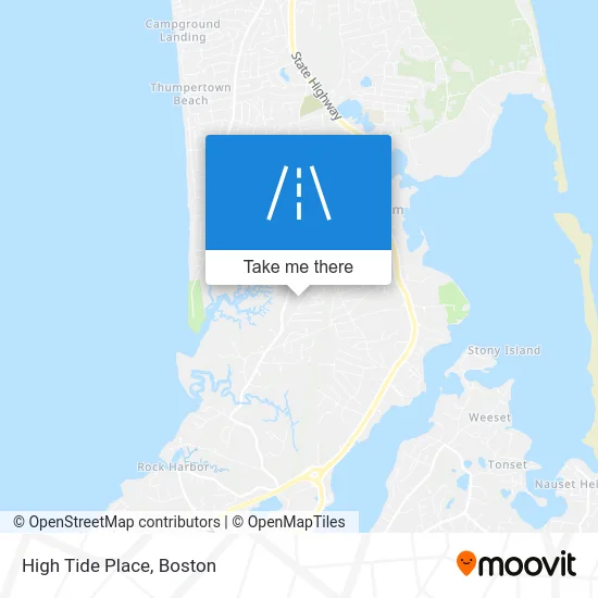 High Tide Place map