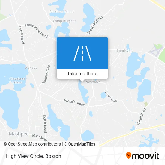 High View Circle map
