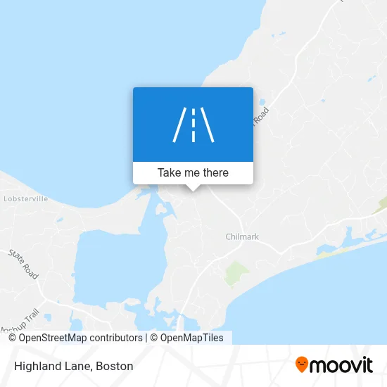 Highland Lane map