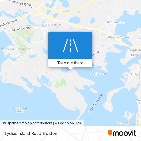 Mapa de Lydias Island Road