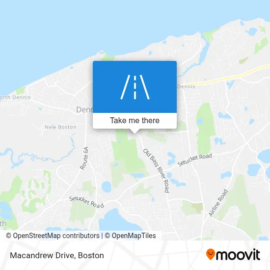 Macandrew Drive map