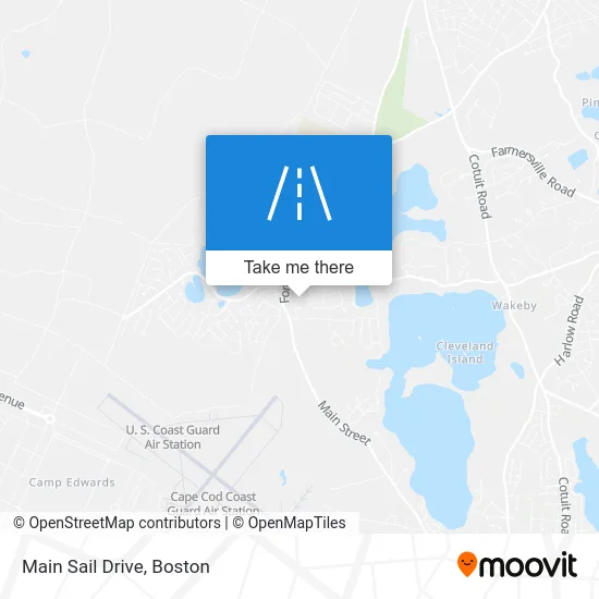 Main Sail Drive map