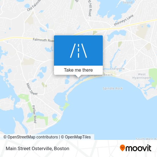 Mapa de Main Street Osterville