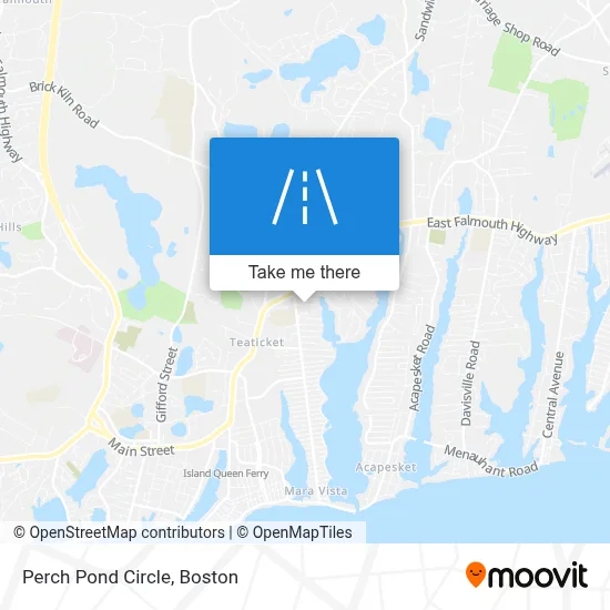 Perch Pond Circle map