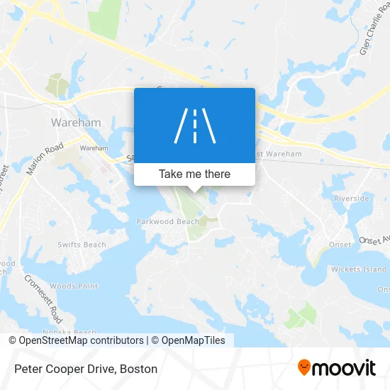 Peter Cooper Drive map