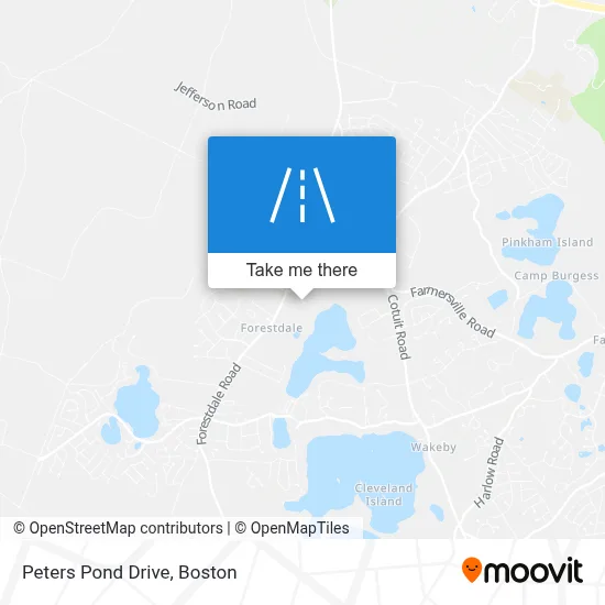 Peters Pond Drive map
