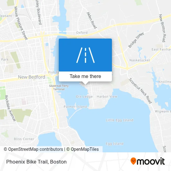 Phoenix Bike Trail map