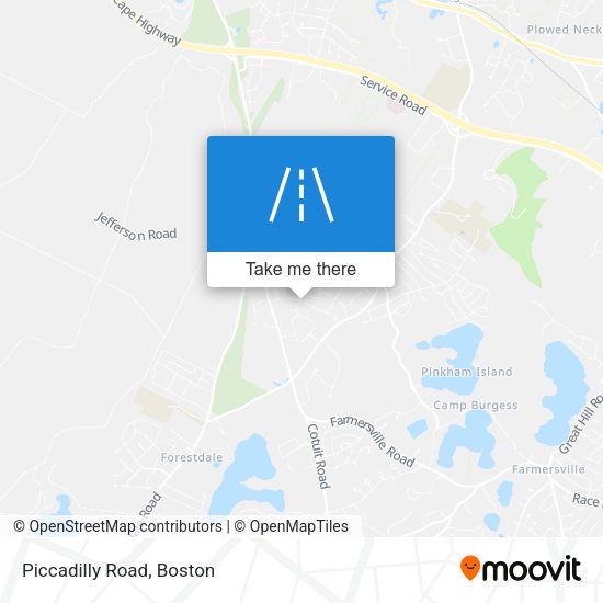 Mapa de Piccadilly Road