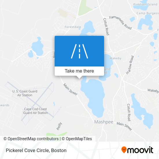 Pickerel Cove Circle map