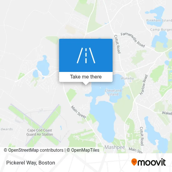 Pickerel Way map