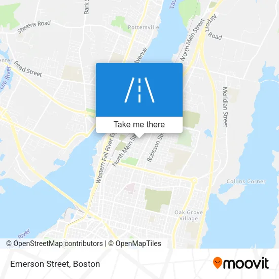 Emerson Street map