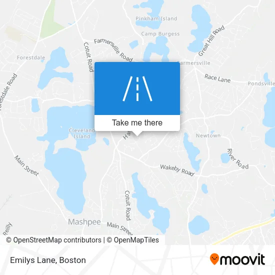 Emilys Lane map
