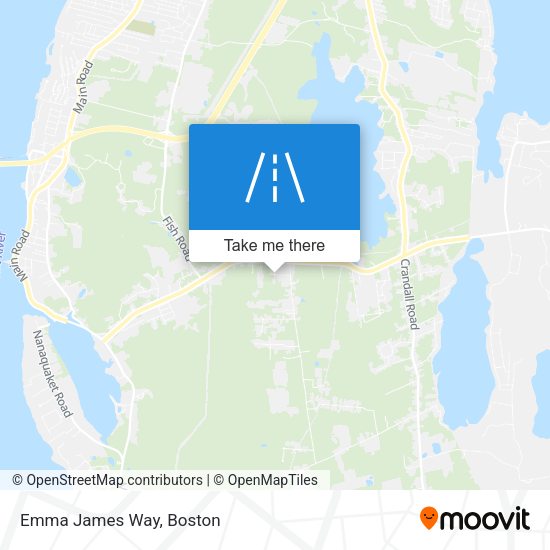 Mapa de Emma James Way