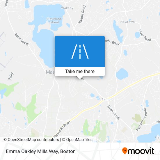 Emma Oakley Mills Way map