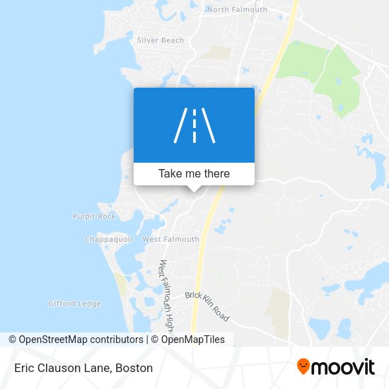 Mapa de Eric Clauson Lane