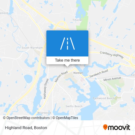 Mapa de Highland Road
