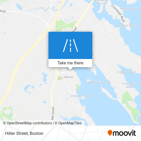 Mapa de Hiller Street